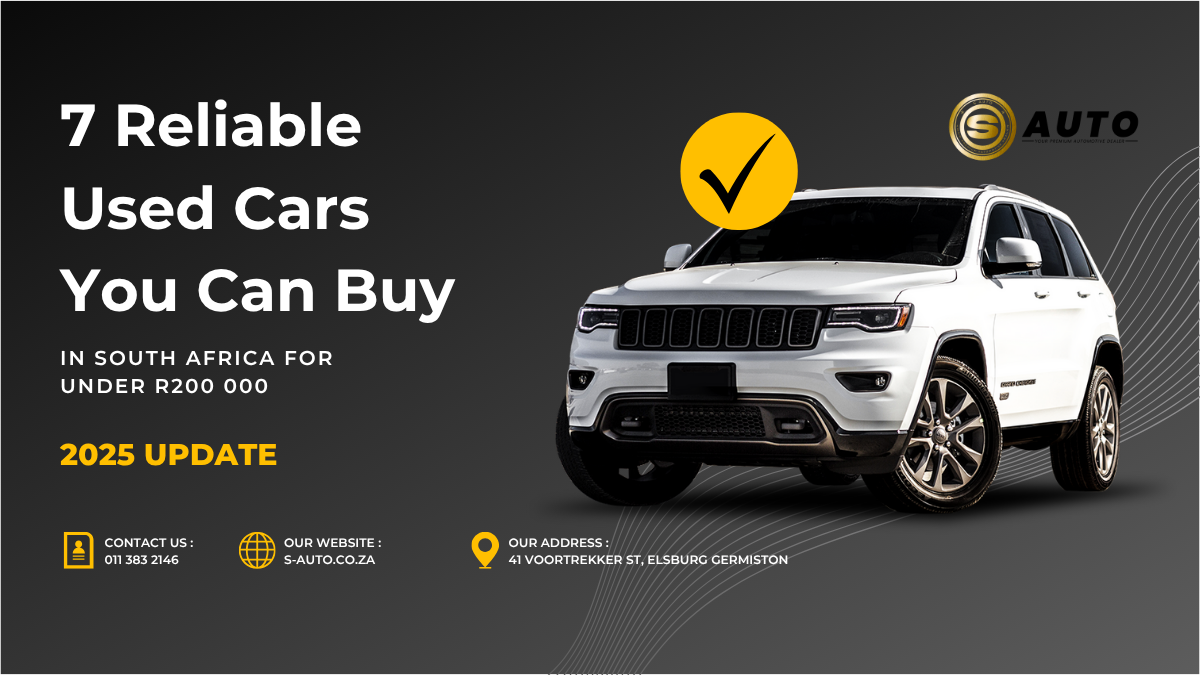7 Reliable Used Cars You Can Buy in South Africa for Under R200 000 (2025 Update)